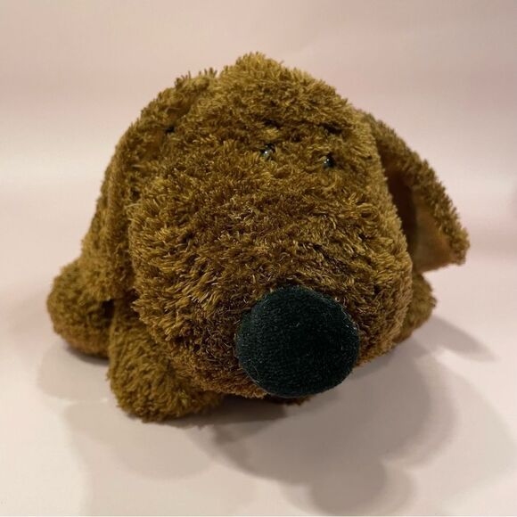 Vintage Ganz Heritage Collection 10” long Soft Spot Puppers #5260 Brown Dog Pup… - Picture 6 of 10